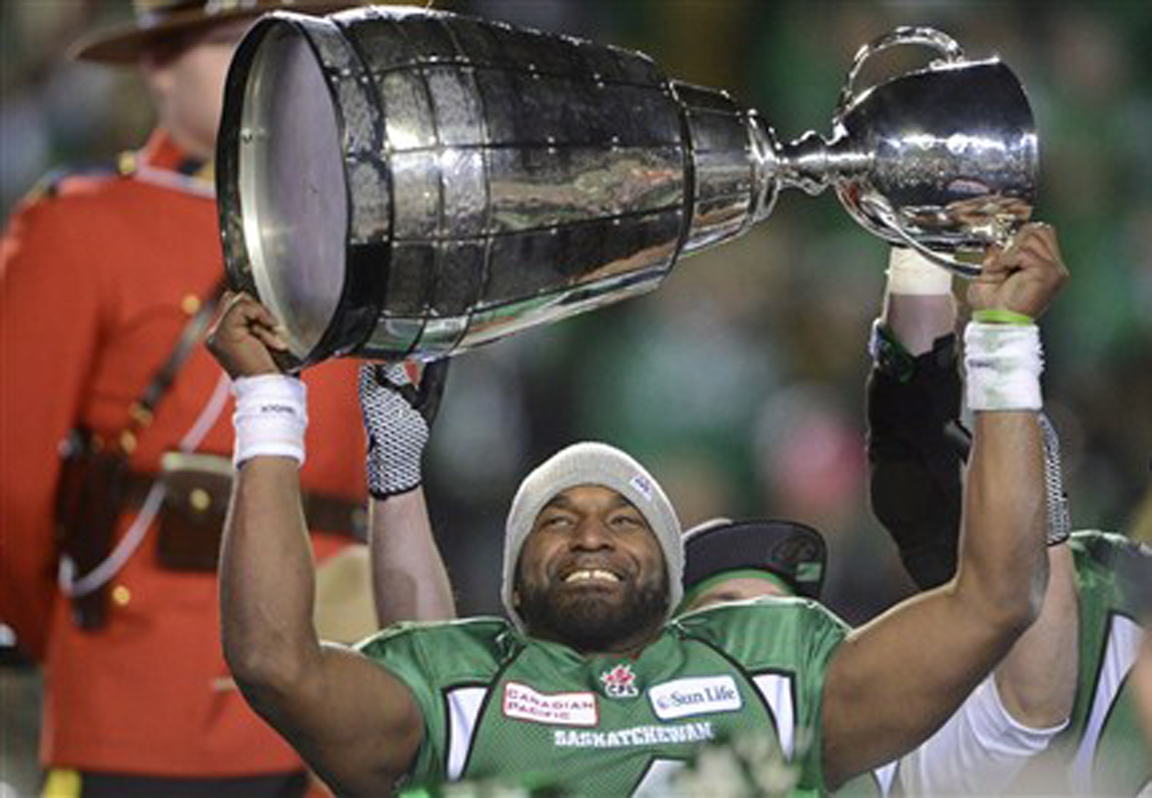 Image result for darian durant grey cup 2013